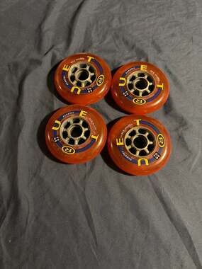 True 100mm 83A Scooter Wheels - Set of 4 Orange